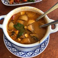 Coconut soup  at Madame K's Vegetarian - Williamstown in Williamstown