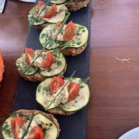 Courgette bruschetta  at FAMA Aperitif Bar in Benalmadena