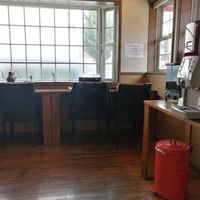 Eat in area at Prema Bakery in Komaki