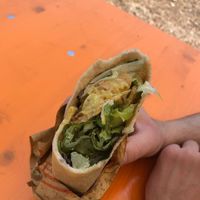 Kebab Thai (with tempeh, veggies and a sauce based on coconut cream) at UMAMI - Natura Golosa Food Truck in Dolo