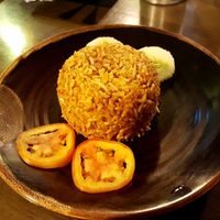 fried rice and soy bean at Shan Kitchen in Yangon