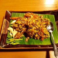traditional tealeaf salad at Shan Kitchen in Yangon