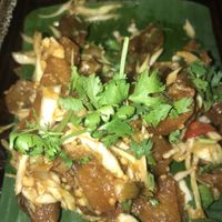 Tofu salad!! Not much tofu but was super tasty!! Defiantly recommend😍 at Shan Kitchen in Yangon