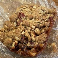 Strawberry pecan fruit bar (vegan) at Passion Pie Cafe in Truth Or Consequences