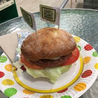 Burger  at Green Meat in San Sebastian
