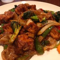Vegan Drunken Noodles with Tofu at Banana Blossom in Cleveland