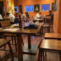 Interior seating at Banana Blossom in Cleveland