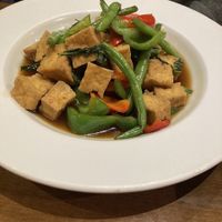 Basil Thai Stir Fry with tofu  at Banana Blossom in Cleveland