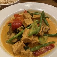 Panang Curry with tofu  at Banana Blossom in Cleveland
