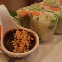 Garden Rolls (made vegan - no shrimp) at Banana Blossom in Cleveland