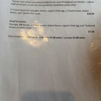 Including gluten free options ☺️  at Cletwr in Trer Ddol