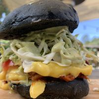 Blackjack - BBQ Jackfruit burger at Okere Falls Store in Rotorua