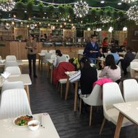 Dining area at Bencao Yushan in Beijing