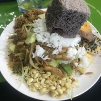Be careful how much you eat! at Bencao Yushan in Beijing