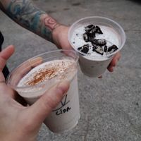Byo oreo and cinnamon at MIlky Way Shakes in Austin