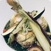 Preserved mustard cabbage risotto balls at Tsai Chi Ya - Vegetable Market - Vegan Project in Taichung