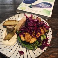 Tempeh sandwich  at Tsai Chi Ya - Vegetable Market - Vegan Project in Taichung