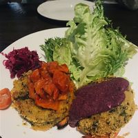 Quinoa potato cake at Tsai Chi Ya - Vegetable Market - Vegan Project in Taichung