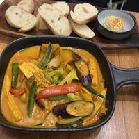 Thai stew with bread had really good flavor   at VegFarm - Wú Guójiè Shū Shí in Taichung