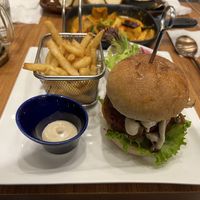 BBQ Beyond burger was messy but delicious   at VegFarm - Wú Guójiè Shū Shí in Taichung