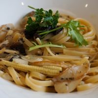 Truffle sauce with cream spaghetti at VegFarm - Wú Guójiè Shū Shí in Taichung