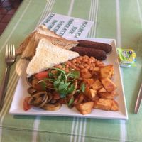 Vegan English Breakfast at The Eating House in Calver