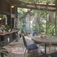 Outside tables  at Niceness in Nago
