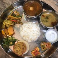 Curry set at Niceness in Nago