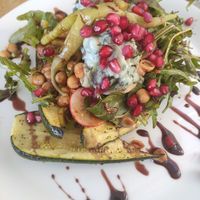 Chickpea main dish at Serpentine Bar & Kitchen in London