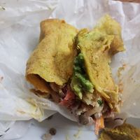 the wrap with avocado and everything else. yum at Sparaw - Recoleta in Buenos Aires