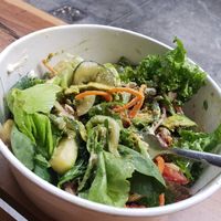 garden salad with avocado and everything else at Sparaw - Recoleta in Buenos Aires