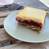 Raspberry cake (try something else!)  at Avokado in Koper
