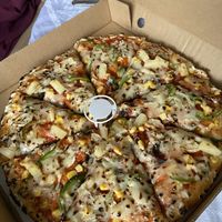 vegan sweet pizza  at Mr Singh's in Wolverhampton