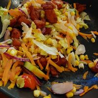 Tandoori "chicken" salad at Mr Singh's in Wolverhampton