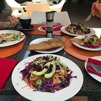 Raw salad at Bella Anima in Johannesburg