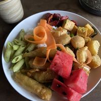 Buffé   at Elephant Nature Park in Chiang Mai