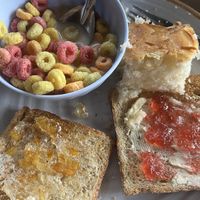 Breakfast  at Elephant Nature Park in Chiang Mai