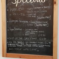 Specials at Plantbase Cafe in South West London