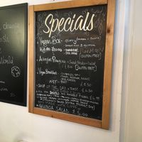 Specials at Plantbase Cafe in South West London