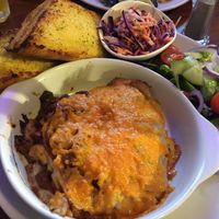 Gorgeous lasagne at Castle Inn in Criccieth