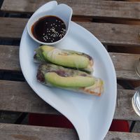 Mango avocado roll at LUA in Essen