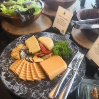 Vegan cheese platter at DiLite Restaurant in Phuket