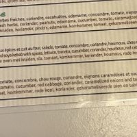 Vegan options  at TAPATAT in Brussels