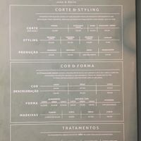 2018 pricing at Z Vegan Hair Concept in Lisbon