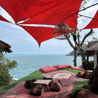 Outside  at Bamboo in Koh Phangan