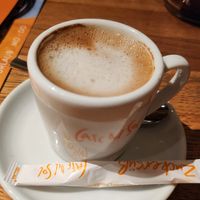 Espresso Macchiato mit Hafermilch at Cafe Del Sol  in Filderstadt