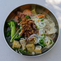Wonton Soup. at Bodhi Viet Vegan in Austin