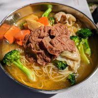 Wonton soup. at Bodhi Viet Vegan in Austin