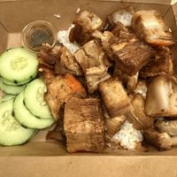 Vegan roast BBQ  at Bodhi Viet Vegan in Austin