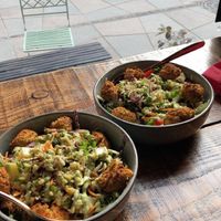 these are the plant versions 🥗💓 at We Feat Pure Organic in Aalborg